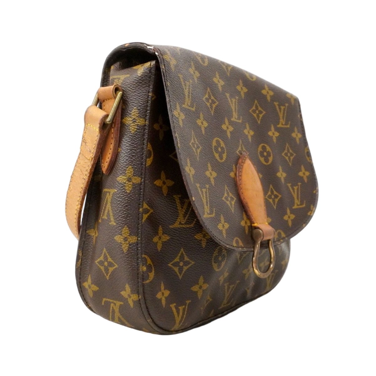 Louis Vuitton Shoulder Bag Monogram Saint Cloud GM Brown — view 2