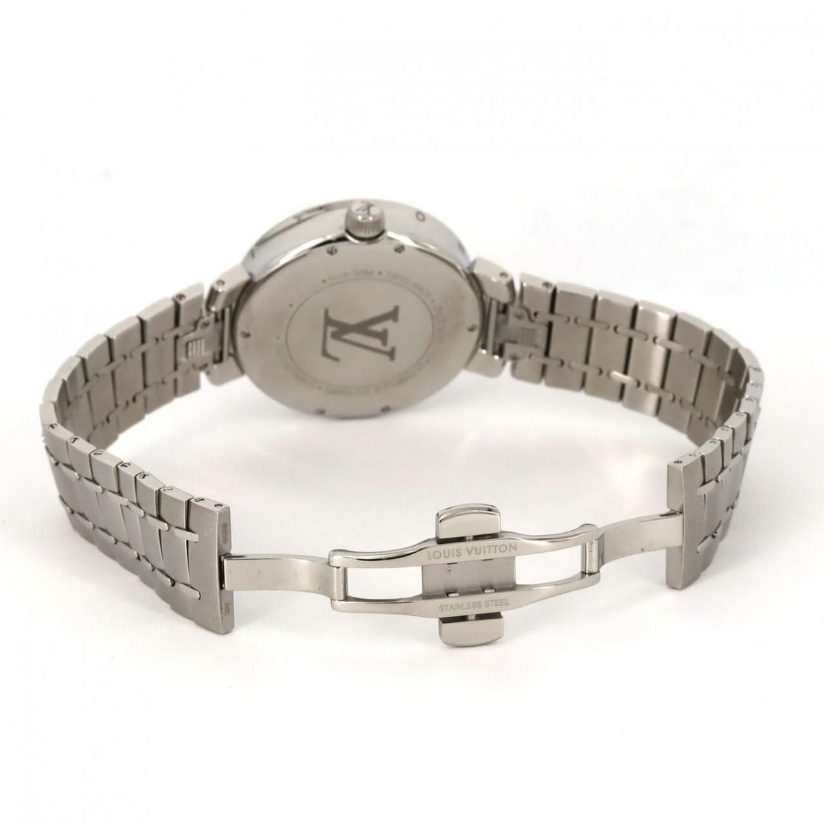 Louis Vuitton Tambour Moon Dual Time Qa106 SS Quartz — view 6