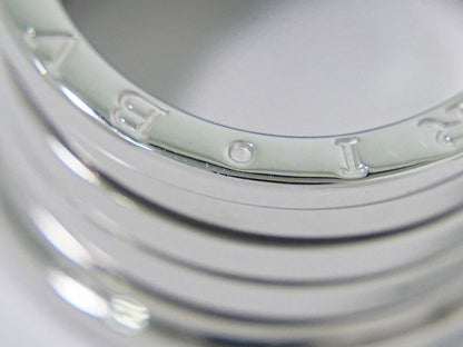 Authentic Bulgari Bvlgari B-zero1 750 WG Ring 59 17 White Gold Accessories