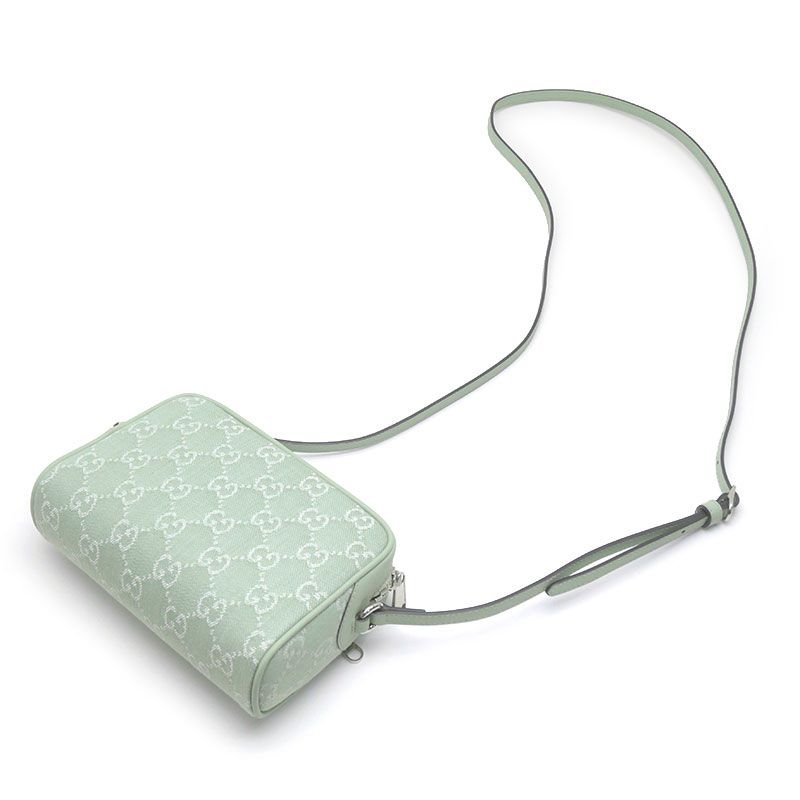 Gucci Ophidia Mini Shoulder Bag 772311 GG Canvas Green