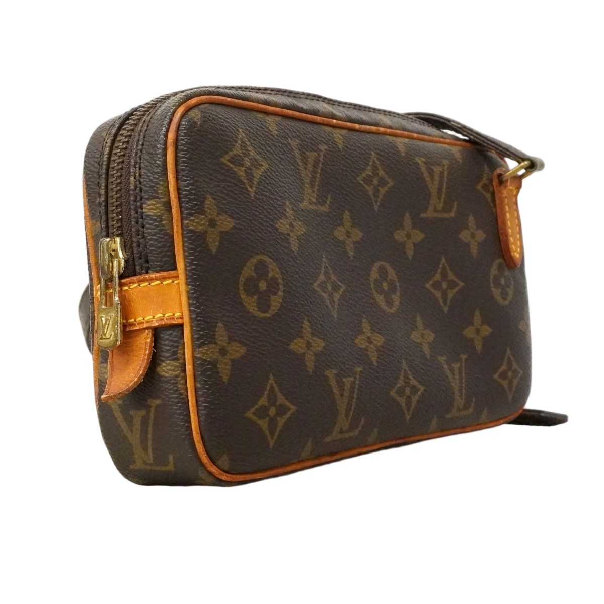 Louis Vuitton Shoulder Bag Monogram Pochette Ma Roulis Bandouliere Brown — view 2
