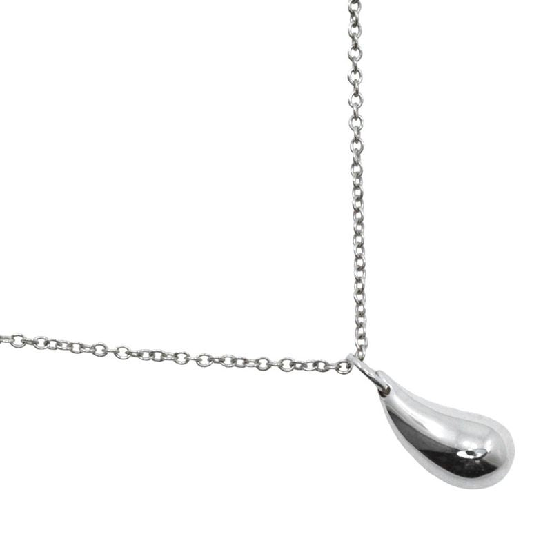 Tiffany & Co Teardrop Elsa Peretti 925 Silver Ladies 3.0g Necklace