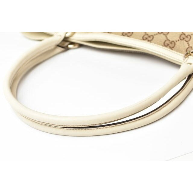 Gucci Shopping Bag Tote Canvas GG Brown Beige Off White — view 5
