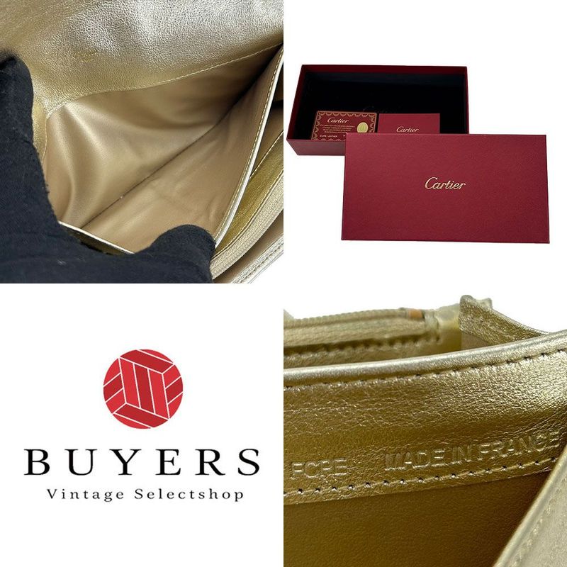 Cartier Bifold Long Walletl3000823love Collectionleather Leatherchien Pan