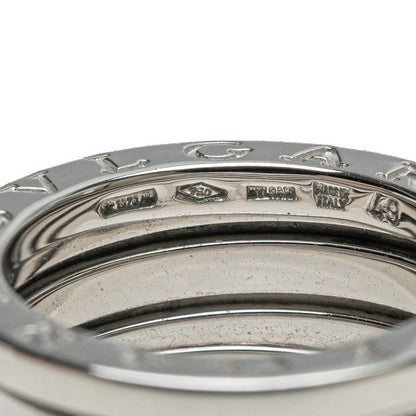 Bulgari Bee Zero One 2 Band Ring Ring #49 18K White Gold White Gold Ladies