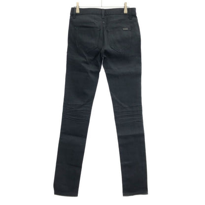 Saint Laurent Paris D26 W Sk-Lw Stretch Denim Pants 614447 Yo500 Black 24