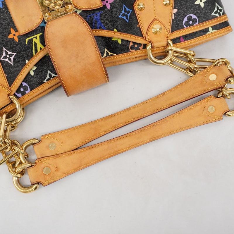 Louis Vuitton Shoulder Bag Monogram Multicolor Annie GM M40304 Noir Black Women