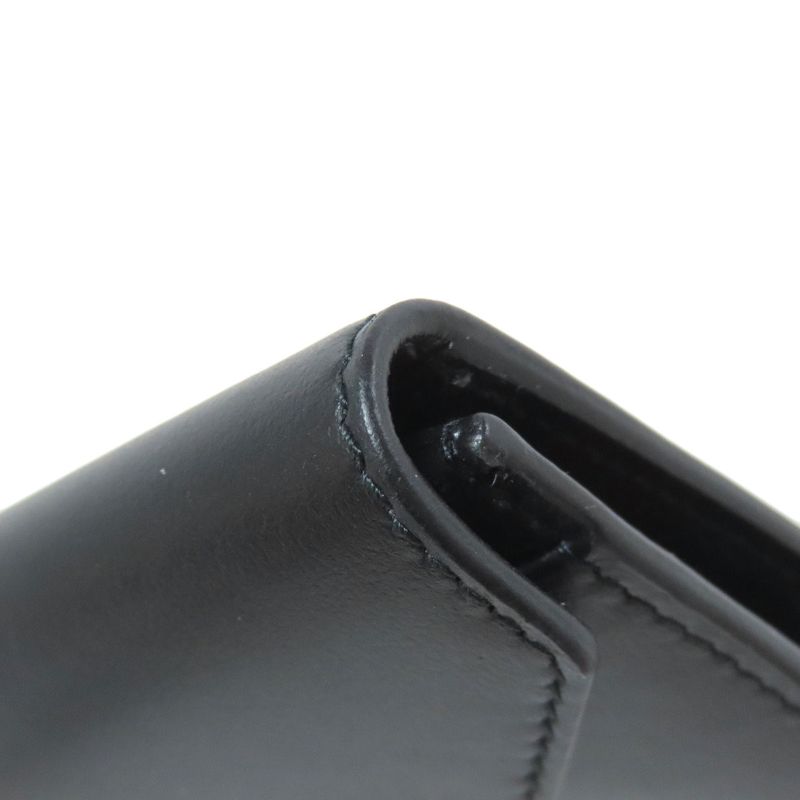 Balenciaga 750324 Envelope Business Card Holder Card Case Leather Women