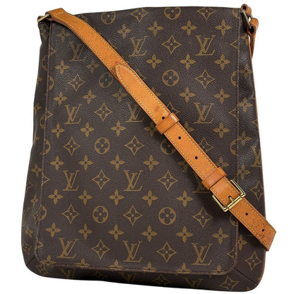 Louis Vuitton Musette Crossbody Shoulder Bag Monogram Brown