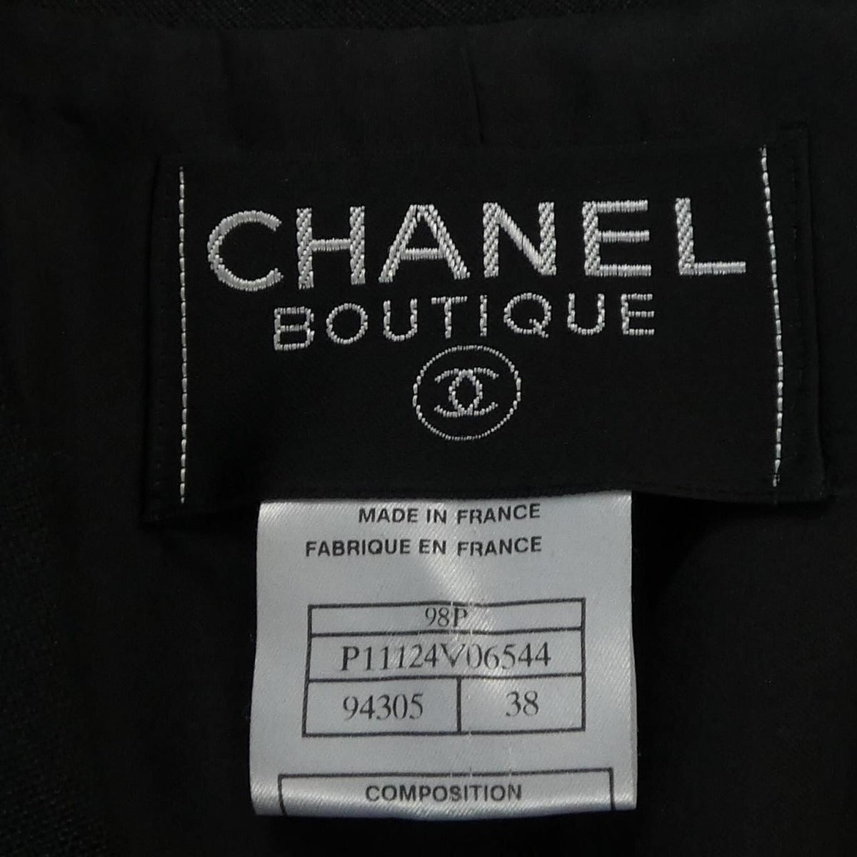 Chanel Vintage Jacket Black 38 — view 4