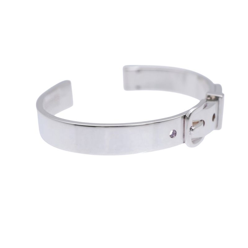 Hermes Bucher Serie Bangle 925 Silver Bracelet Silver 1059hermes