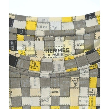 Hermes T-Shirt Cotton White Gray Yellow — view 5