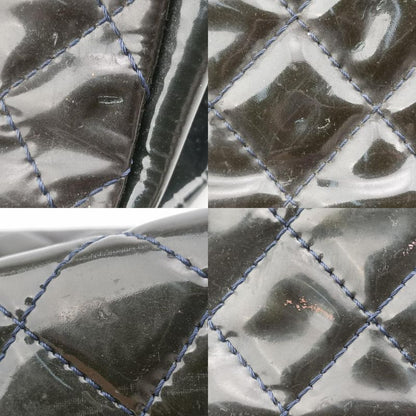 CHANEL  Matelasse Coco Mark GST Navy Patent A6573417188712