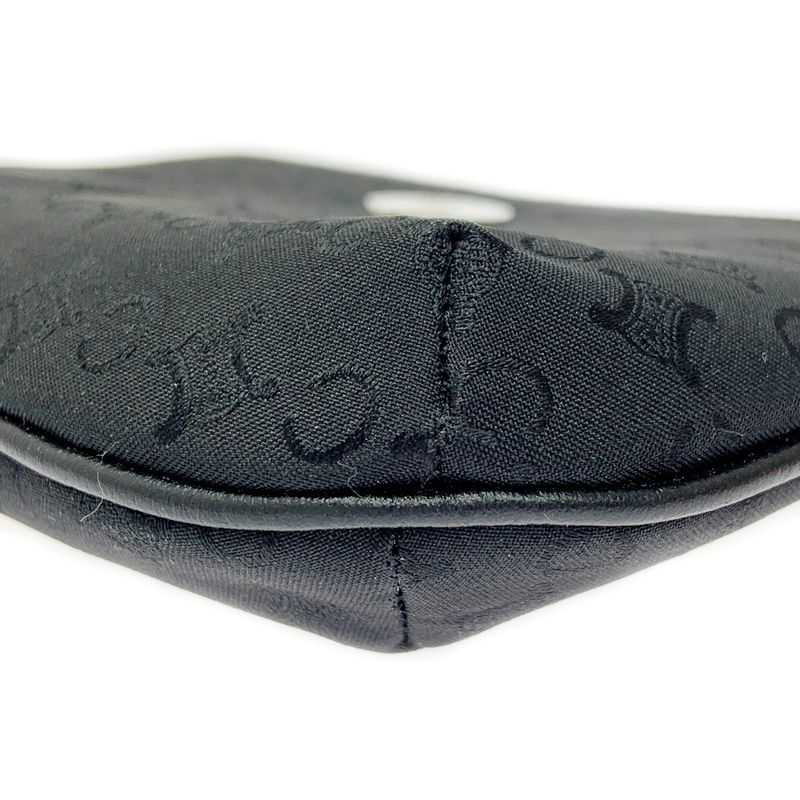 Celine Nylon Macadam Pouch Black 406449 Pouch
