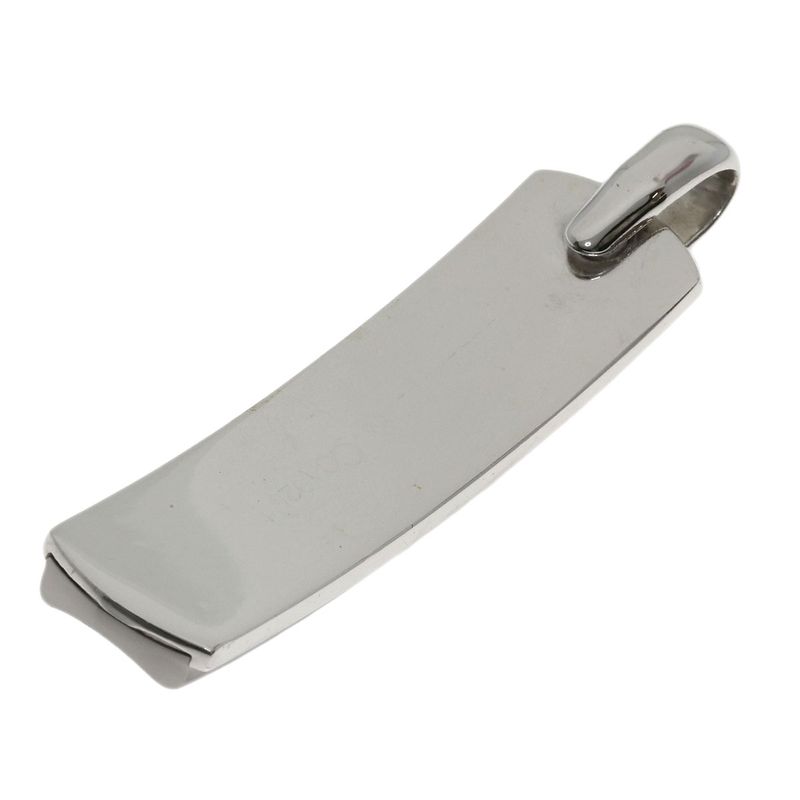 Tiffany & Co Tiffany & Co Plate Pendant Top SV Titanium Ladies