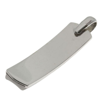 Tiffany & Co Tiffany & Co Plate Pendant Top SV Titanium Ladies