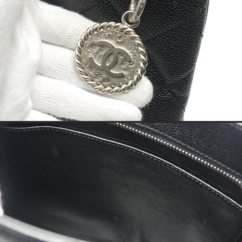 Chanel Reprint Tote Bag Caviar Skin Women's Svhardware