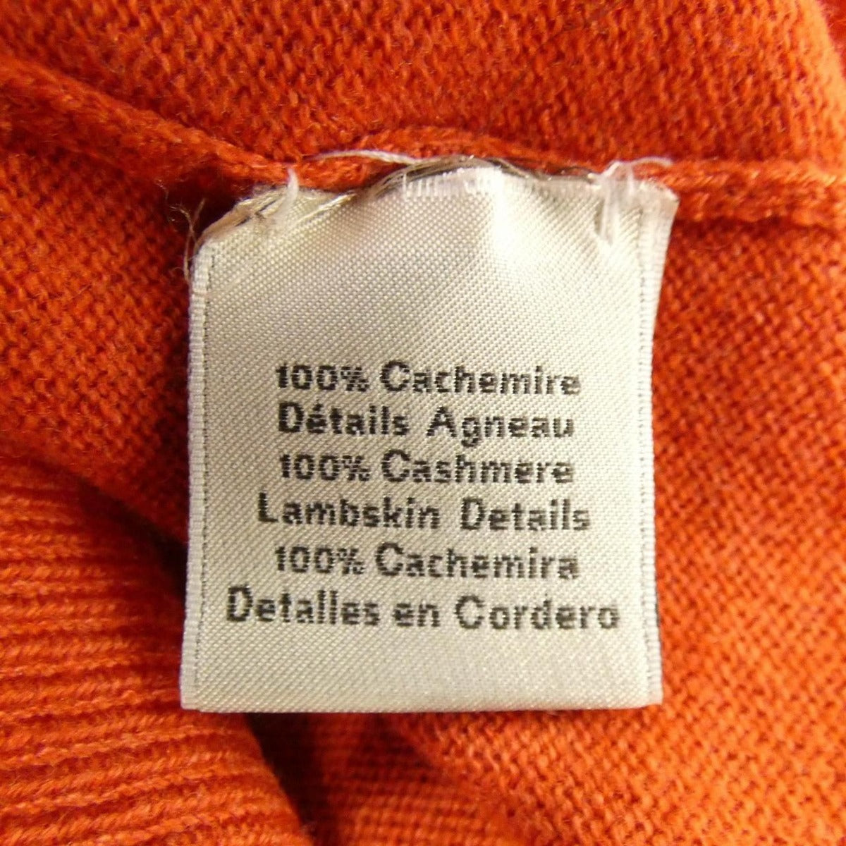 Hermes Knit Sweater Cashmere Red — view 3