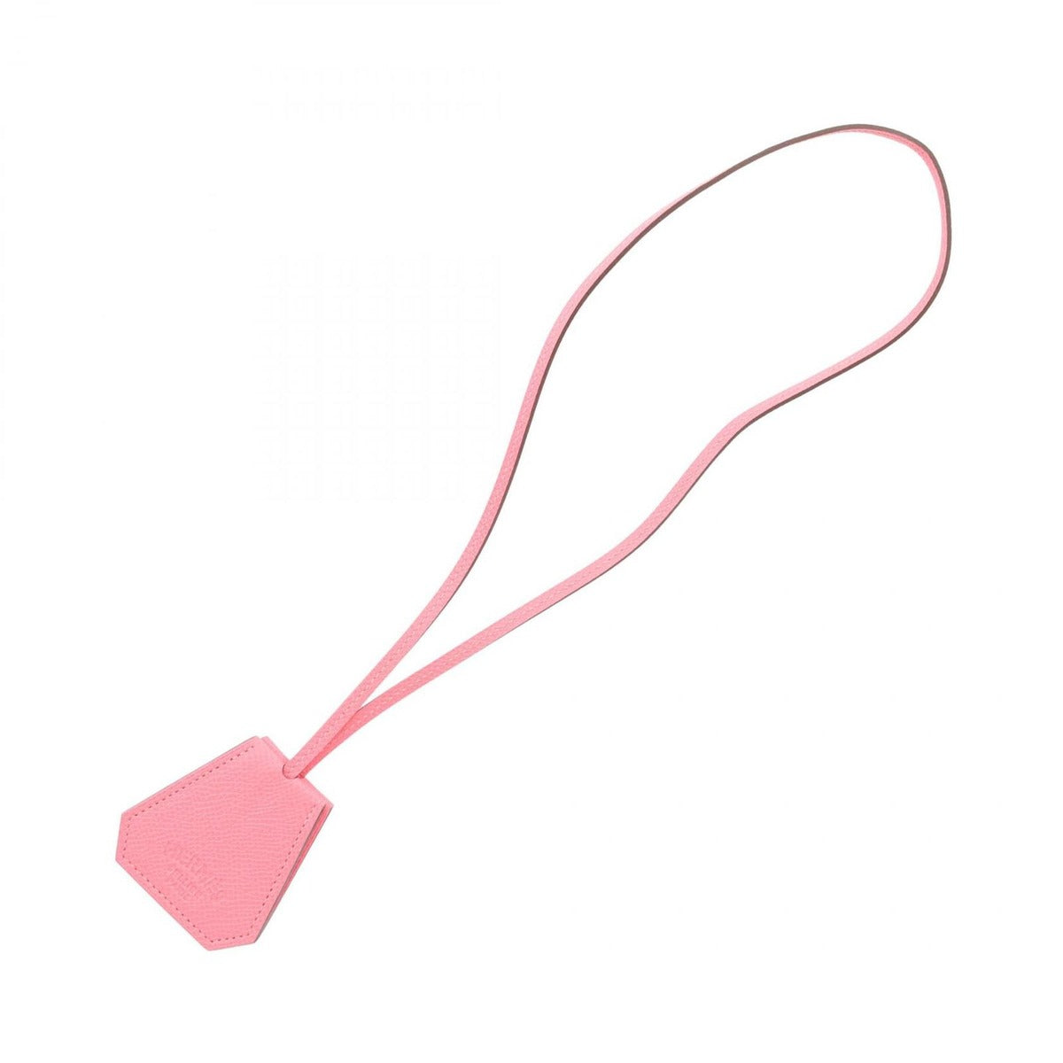Hermes Capucines Hat Clip Rose Azalea Leather