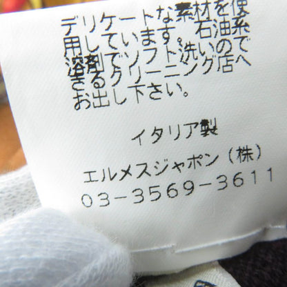 Hermes Vintage Silk Cashmere Margiela Period Twill Raine Turtleneck Long Sleeve