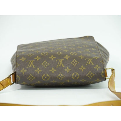 Louis Vuitton Musette Monogram Shoulder Bag Pochette Brown — view 5