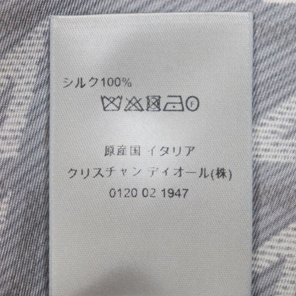 DIOR 19c545a5797 CD Diamond Twill Silk Shirt 100% Silk Wing Tailoring Logo