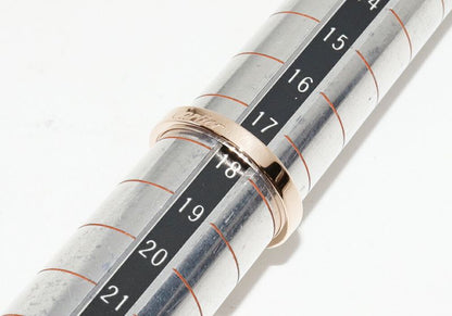 Cartier Ring 18K Pink Gold C De Cartier Ring Engraved Ring Width 3mm (012in)