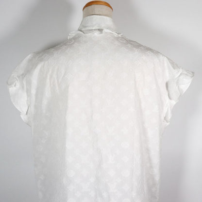 Louis Vuitton French Sleeve Ruffle Top Ruffle Blouse Monogram Rw232w AQV Fhbl13