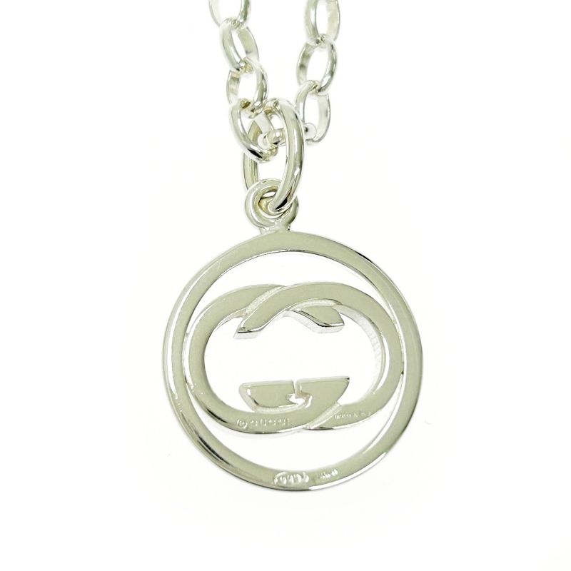 Gucci Silver Doppia G Necklace 15.0g 925 Engraved 438143 Necklace
