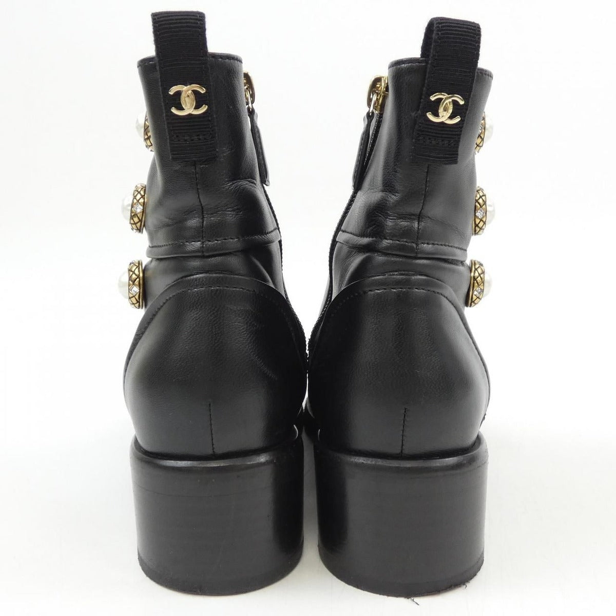 Chanel Boots Lambskin Black — view 5