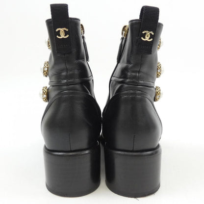 Chanel Boots Lambskin Black — view 5
