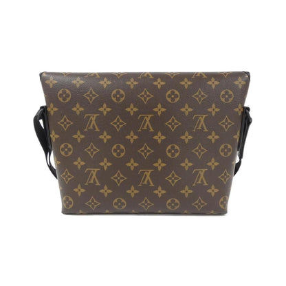 Louis Vuitton Monogram Macassar Magnetic Shoulder Bag Brown Marron Black — view 2