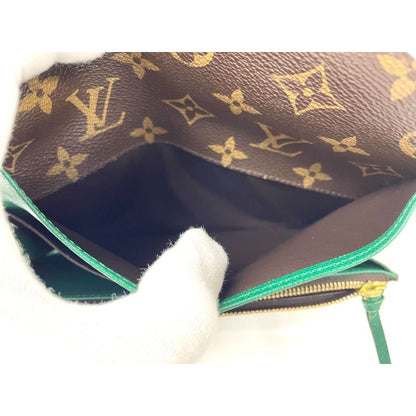 Louis Vuitton Monogram Portefeuille Emilie Zipper Long Wallet Brown — view 11