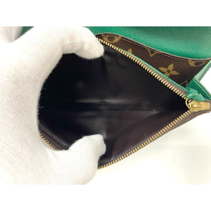 Louis Vuitton Monogram Portefeuille Emilie Zipper Long Wallet Brown — view 14