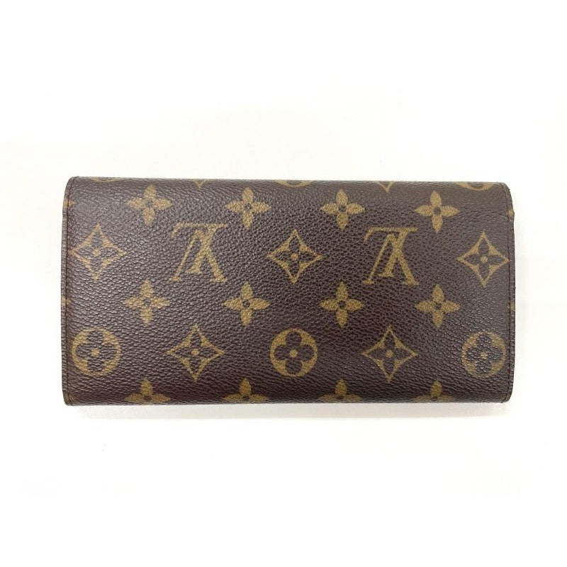 Louis Vuitton Monogram Portefeuille Emilie Zipper Long Wallet Brown — view 2