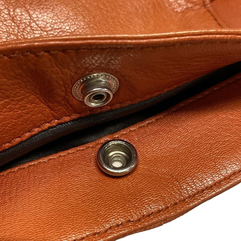 Yvessaint Laurent Rivegauche (ysl) Mombasa 121615 Orange Leather