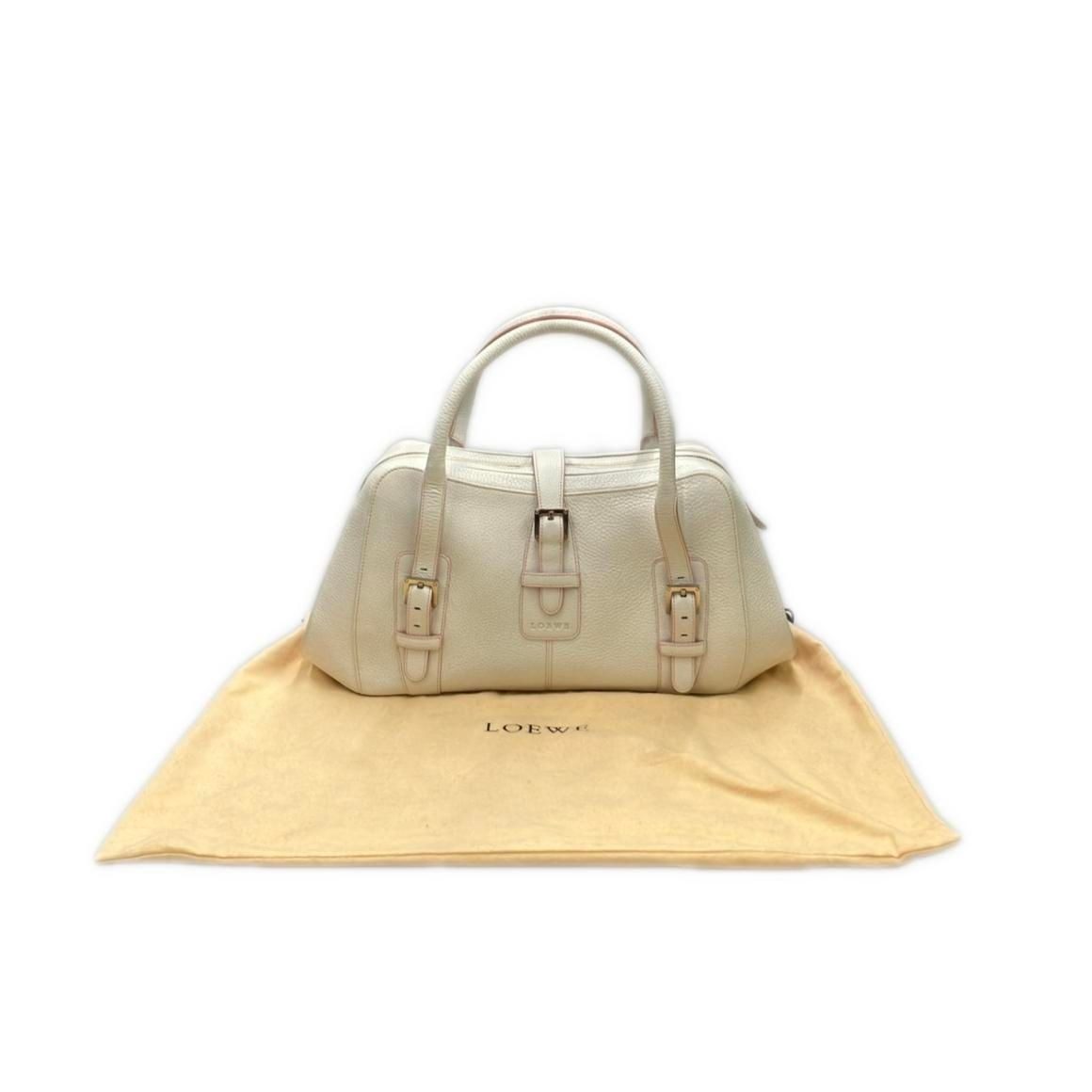 Loewe Tote Leather Totes White — view 9