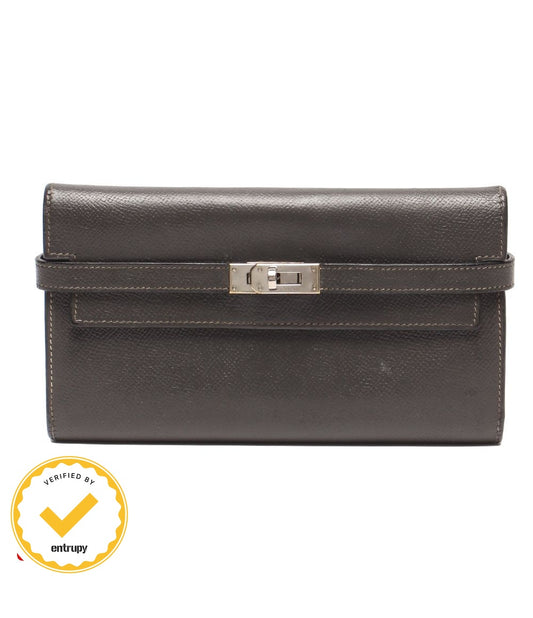 Hermes Wallet Silver Kelly
