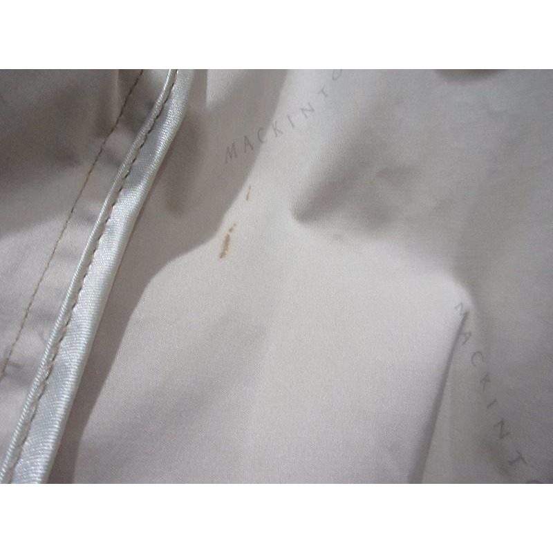Loro Piana Mackintosh Stainless Steel Coat Spring Orange 38 — view 6