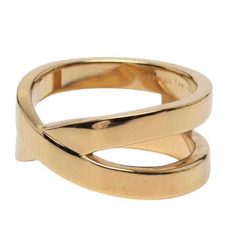 Hermes Ribbon Gold Plated