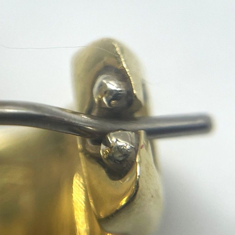 Tiffany & Co Tiffany & Co Atlas Hoop 750 Engraved 18k Gold Earrings Total