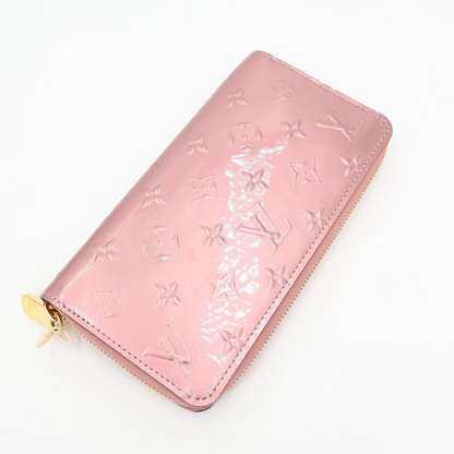 Louis Vuitton Zippy Wallet Long Wallet M91599 Vernis Rose Verre