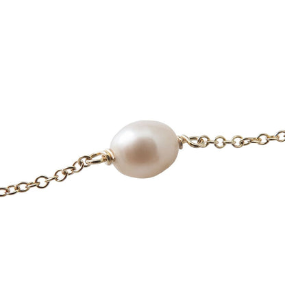 Tiffany & Co Pearl by the Yard Yellow Gold 18k Necklace — view 4
