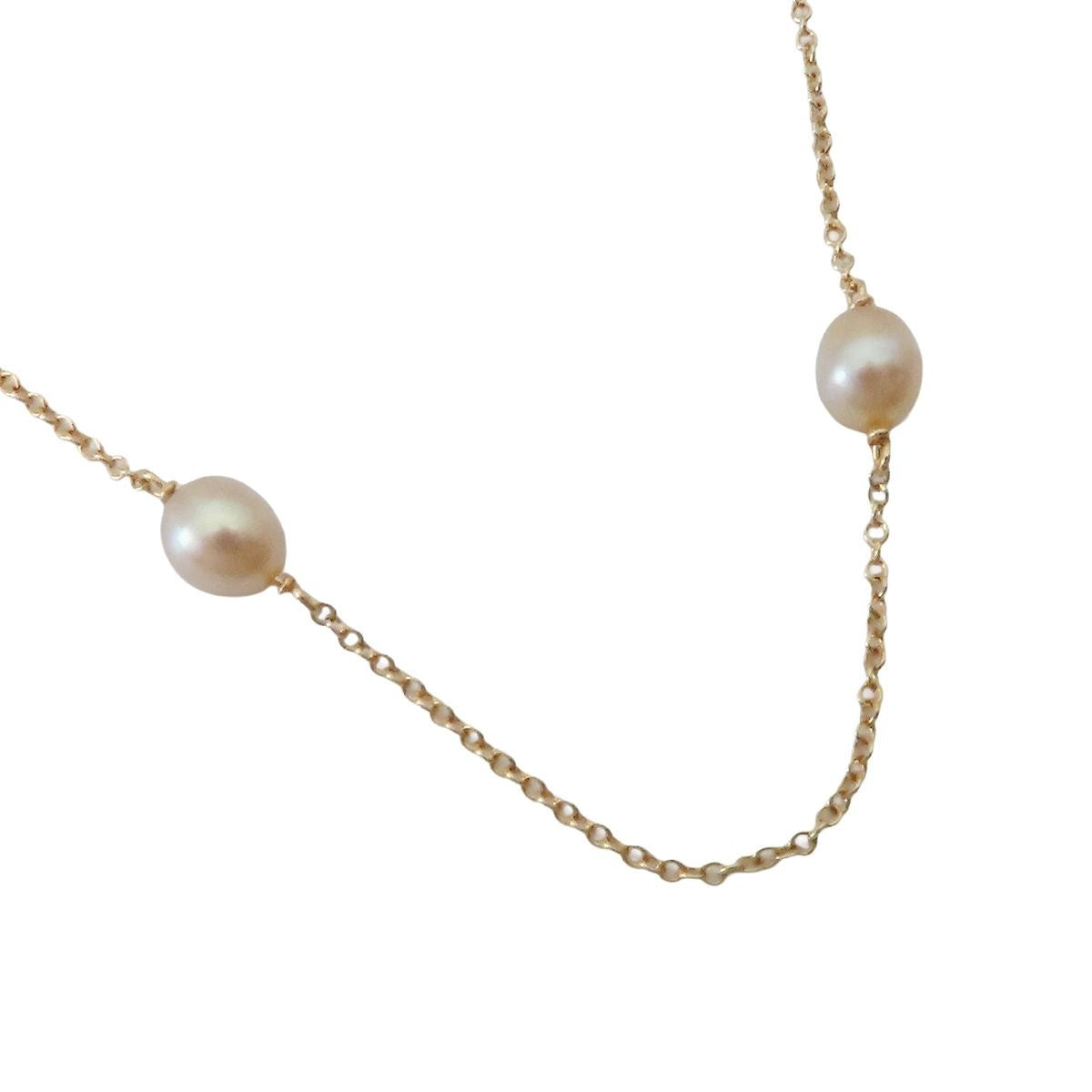Tiffany & Co Pearl by the Yard Yellow Gold 18k Necklace — view 6