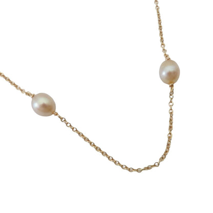 Tiffany & Co Pearl by the Yard Yellow Gold 18k Necklace — view 6