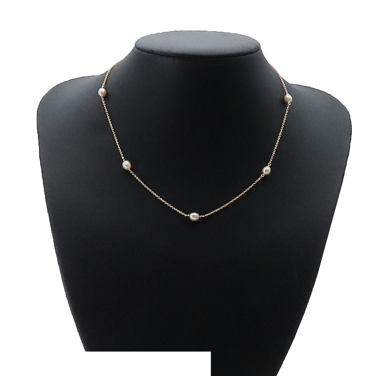 Tiffany & Co Pearl by the Yard Yellow Gold 18k Necklace — view 8