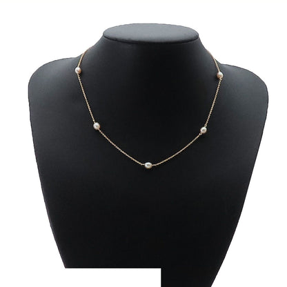 Tiffany & Co Pearl by the Yard Yellow Gold 18k Necklace — view 8