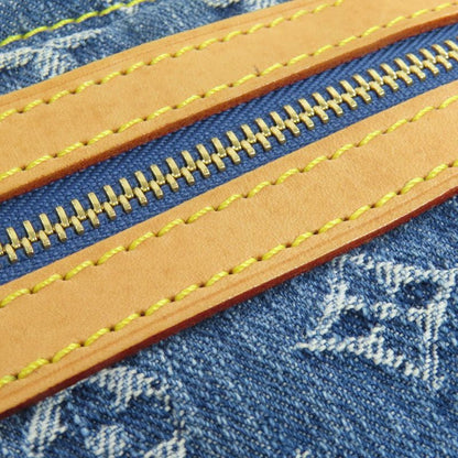 Louis Vuitton M95018 Flat Shopper Tote Bag Monogram Denim Women