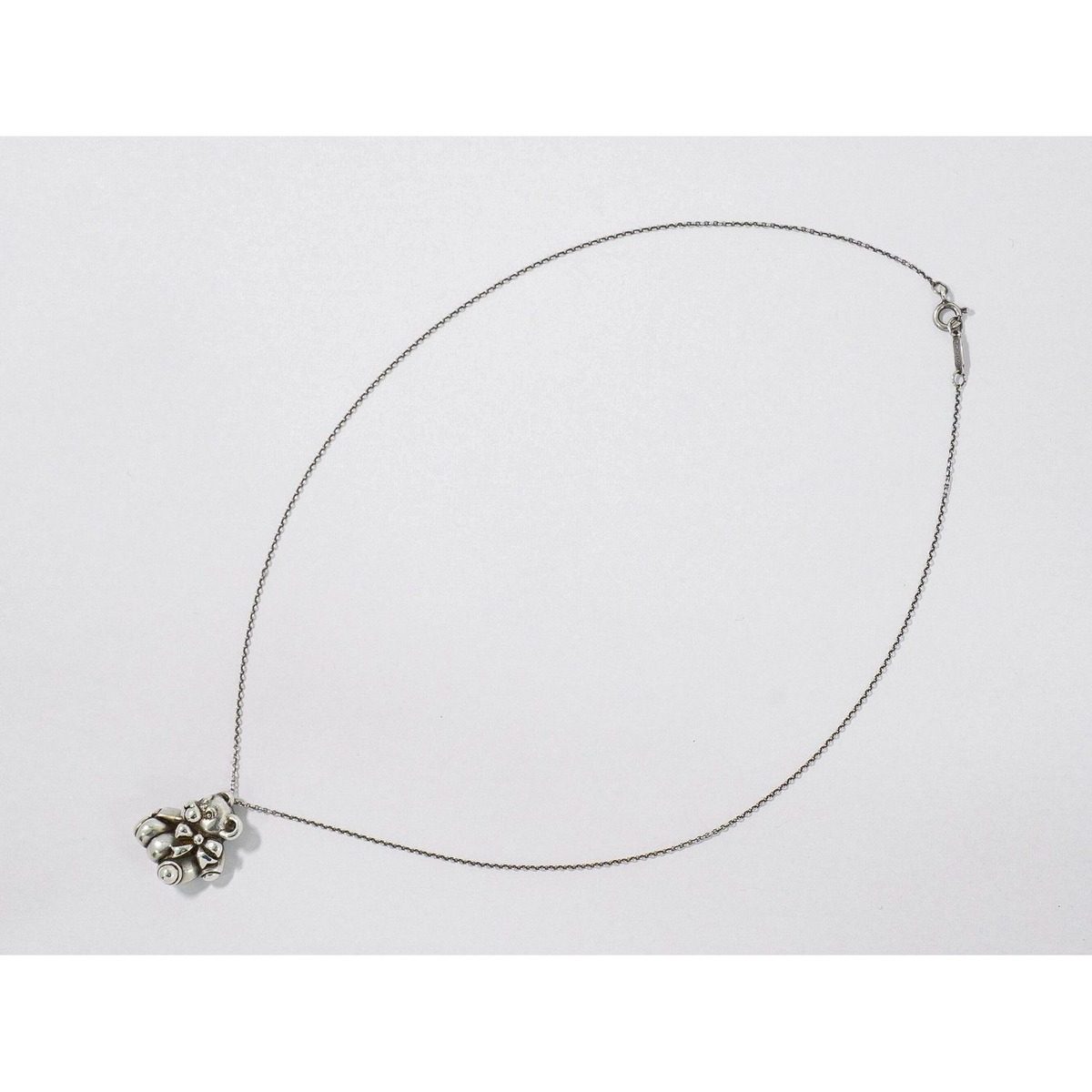Tiffany & Co Teddy Bear Motif 925 Necklace Pendant Silver — view 2