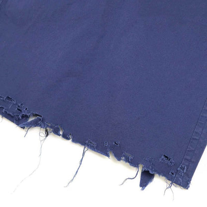 Balenciaga 22ss Safety Pin Cotton Long Coat 681165 Tkp06 Blue 2